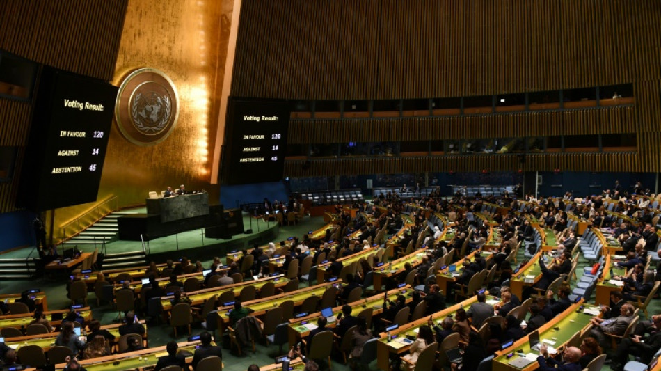 Assembleia Geral da ONU pede 'tr&eacute;gua humanit&aacute;ria imediata' em Gaza
