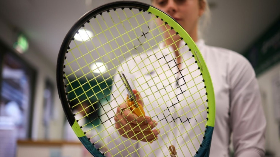 Une raquette neuve en quinze minutes: bienvenue dans l'atelier de cordage de Wimbledon