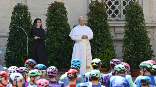 Tour d'Italie: le pape L&eacute;on XIV b&eacute;nit le peloton avant sa travers&eacute;e du Vatican