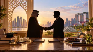 Qatar Amir and Singapore Prime Minister Expand Bilateral Cooperation