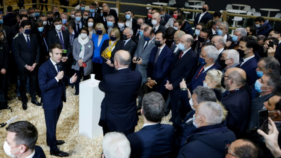 Macron vante la "souveraineté" au Salon de l'agriculture en pleine crise russo-ukrainienne