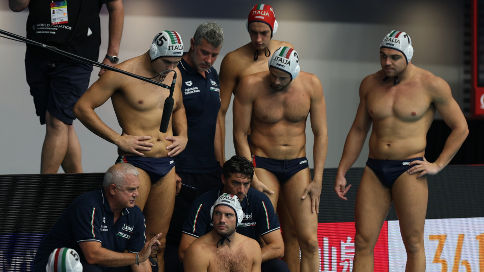 Mondiali pallanuoto: Settebello ancora ko, corre per 7/o posto