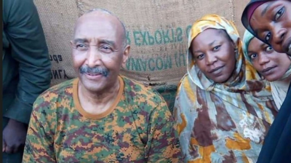 Sudan army chief makes first foray outside HQ in months of war
