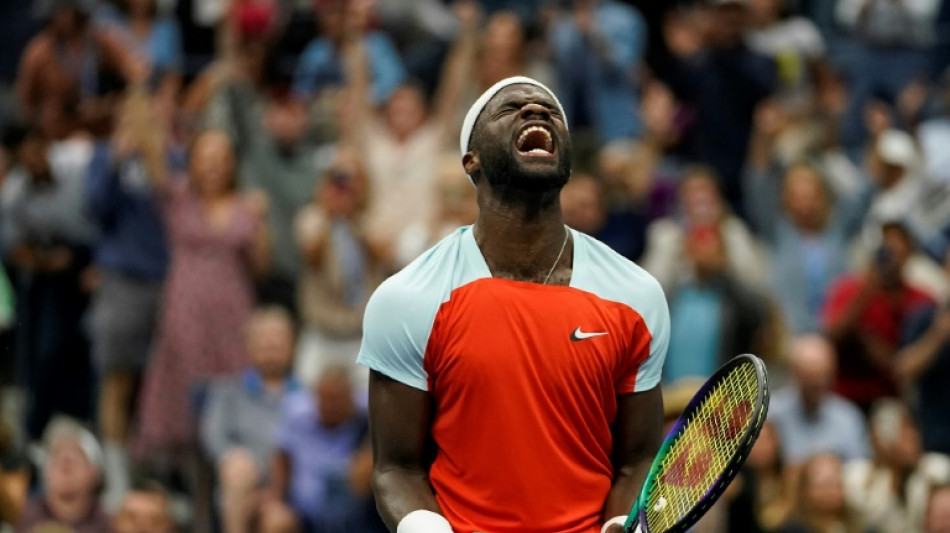 US Open: Frances Tiafoe qualifi&eacute; pour les demi-finales en battant Andrey Rublev