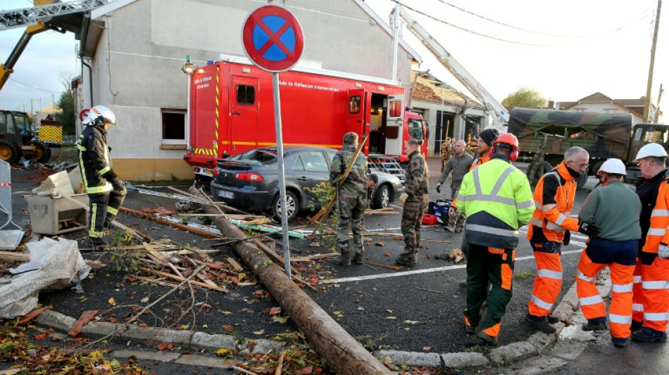 Marne: un "phénomène violent" de "type tornade" provoque des dégâts à Suippes