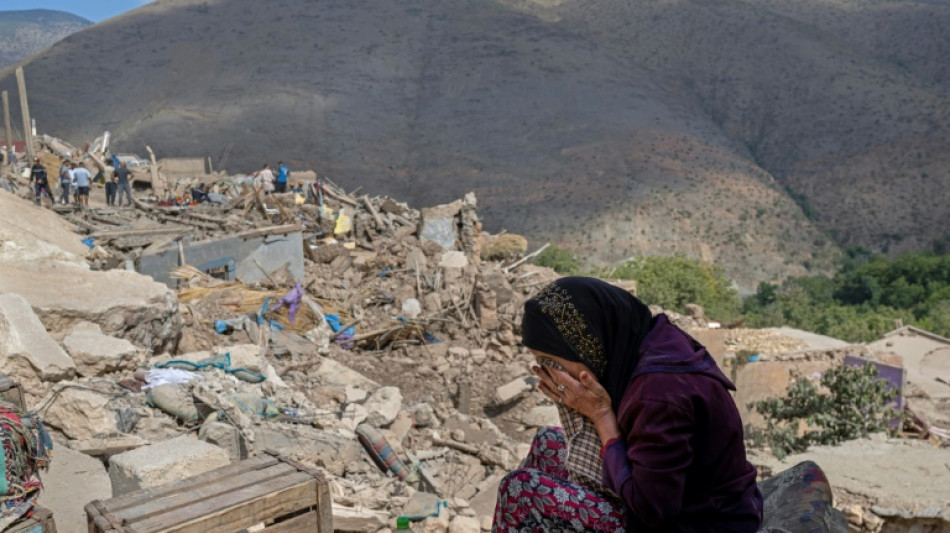S&eacute;isme au Maroc: les secouristes s'activent dans les villages d&eacute;vast&eacute;s