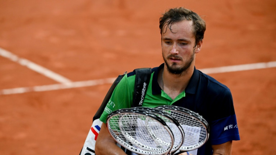 Tennis world No.2 Medvedev loses on post-operation return