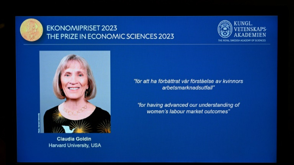Wirtschaftsnobelpreis geht an US-Wissenschaftlerin Claudia Goldin