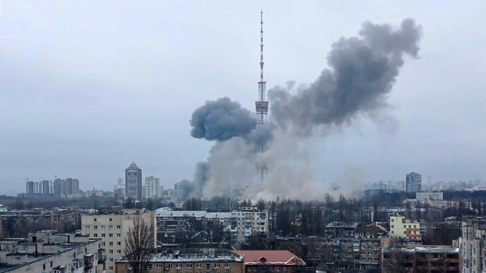 Kiew: Fünf Menschen bei Angriff auf Fernsehturm der Hauptstadt getötet