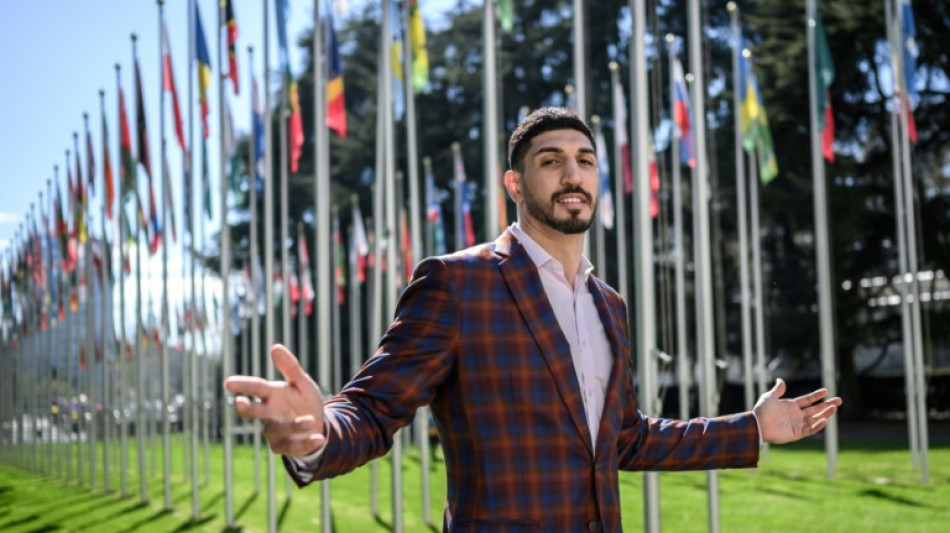 NBA player Kanter out to corner UN rights chief on China
