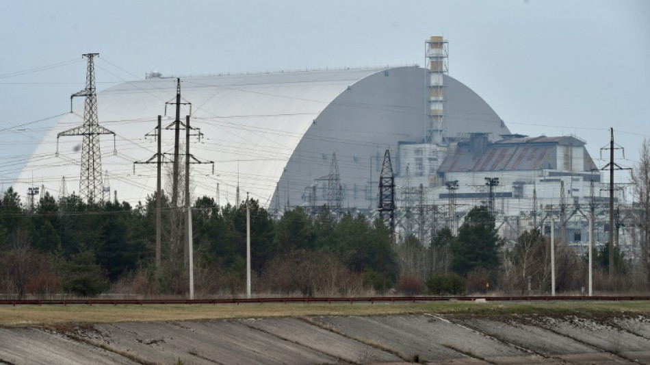 Atomruine von Tschernobyl ohne Strom 