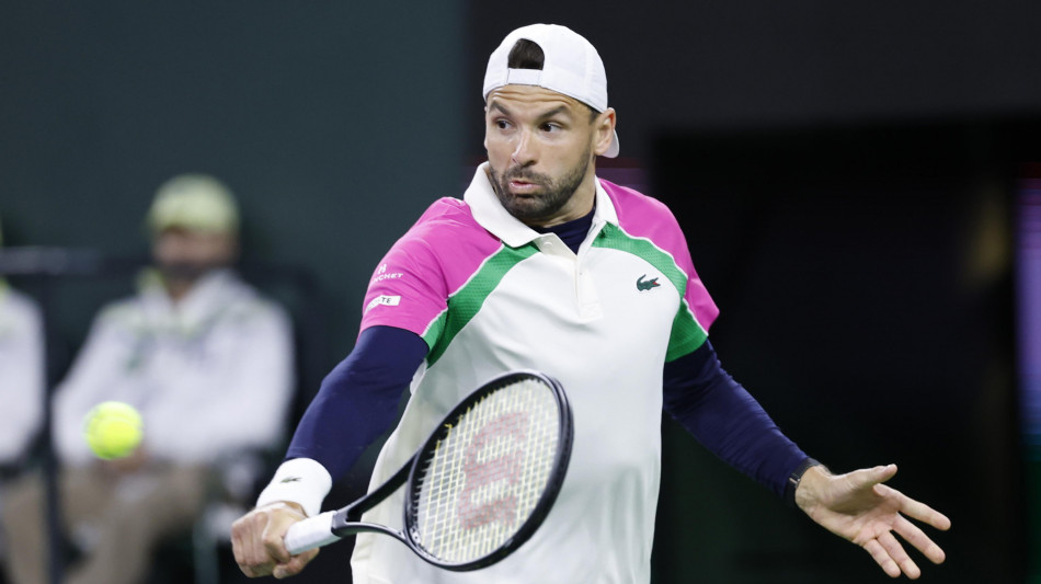 Tennis: Miami; si ferma Cin&agrave;, Dimitrov avanti