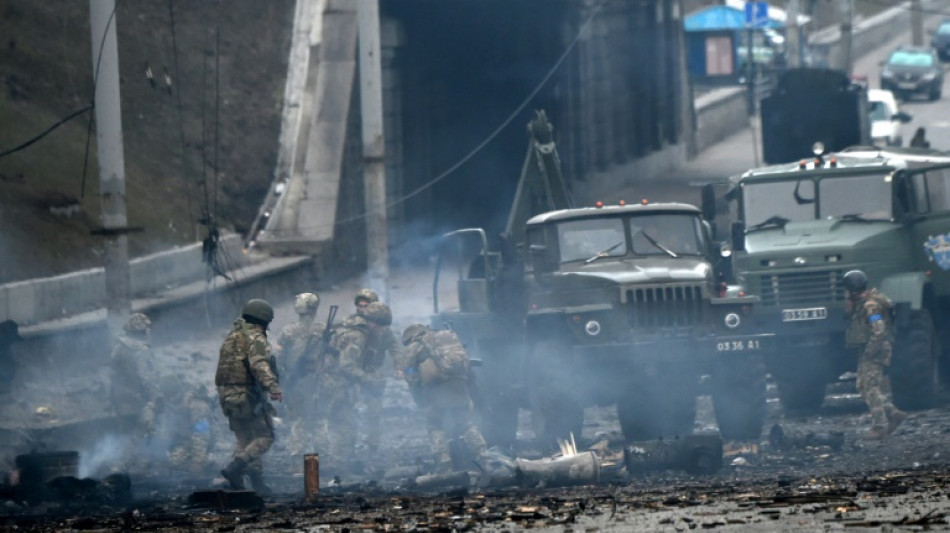 Kämpfe um Kiew - offenbar russische Sabotagetrupps in der Stadt