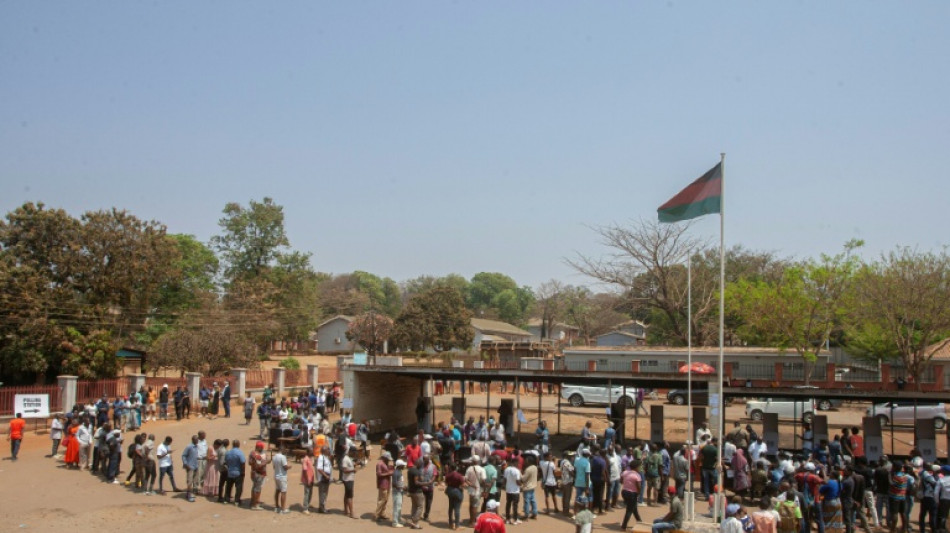 Malawi votes in economic gloom as two presidents battle for power