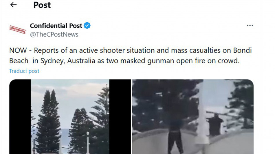 Media, 'almeno dieci i morti a Bondi Beach'