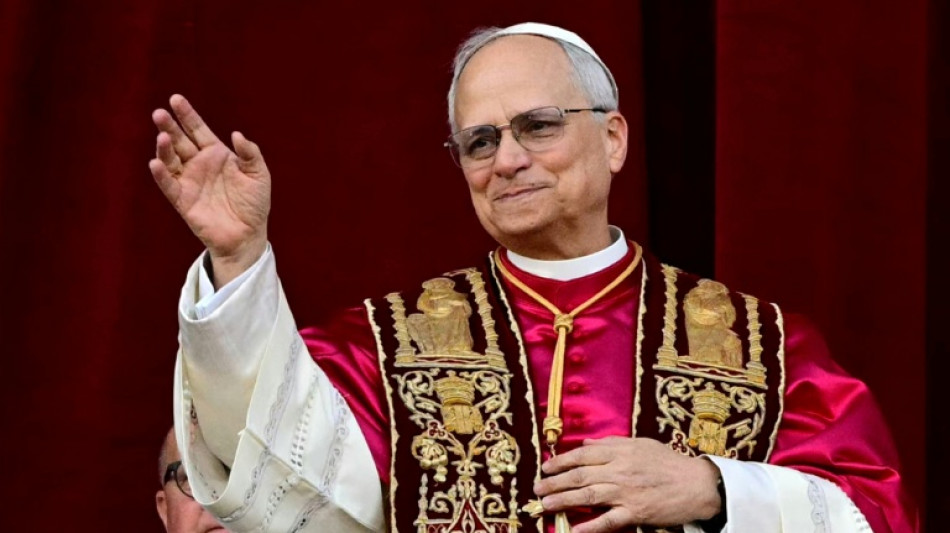 L&eacute;on XIV c&eacute;l&egrave;bre sa premi&egrave;re messe en tant que pape