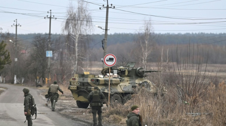 Russische Truppen und ukrainische Armee liefern sich Kämpfe um Kiew