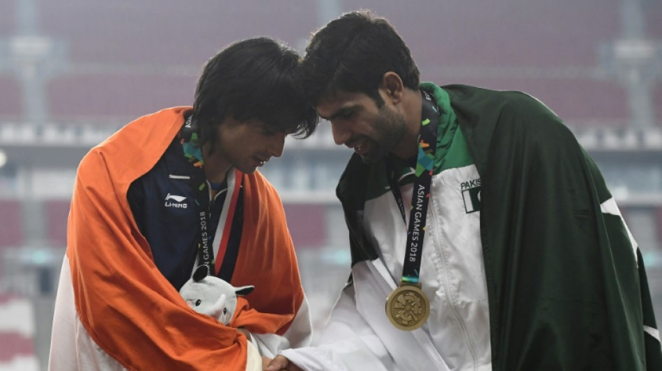 Mondiaux d'athl&eacute;tisme: un Indien et un Pakistanais, "fr&egrave;res" ennemis au javelot
