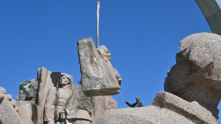 Ukraine dismantles Soviet monument to friendship with Russia