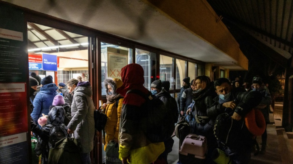 La grande vague de réfugiés ukrainiens arrive en Pologne