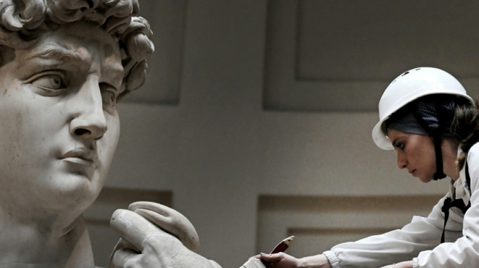 Michelangelo's David gets spa treatment in Florence