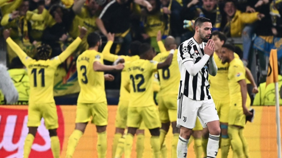 C1: la Juventus éliminée par Villarreal en 8e de finale après sa déroute 3-0 à Turin