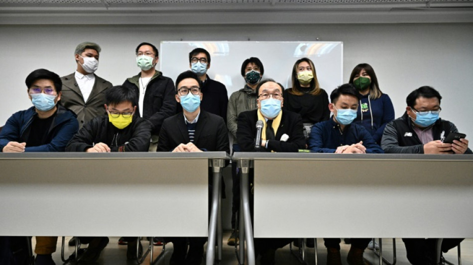 Bekannte pro-demokratische Partei in Hongkong l&ouml;st sich auf