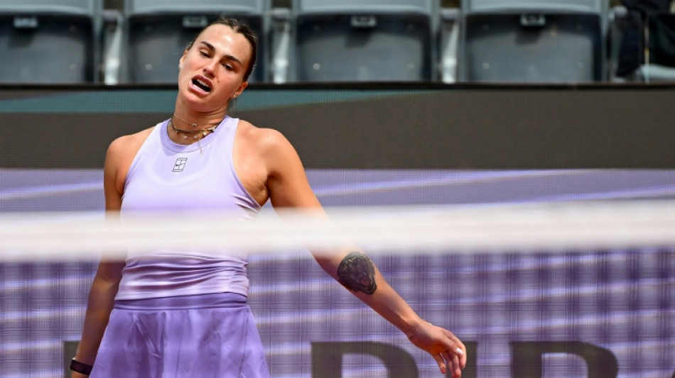 WTA 1000 de Rome: Sabalenka dans la douleur en 8e de finale