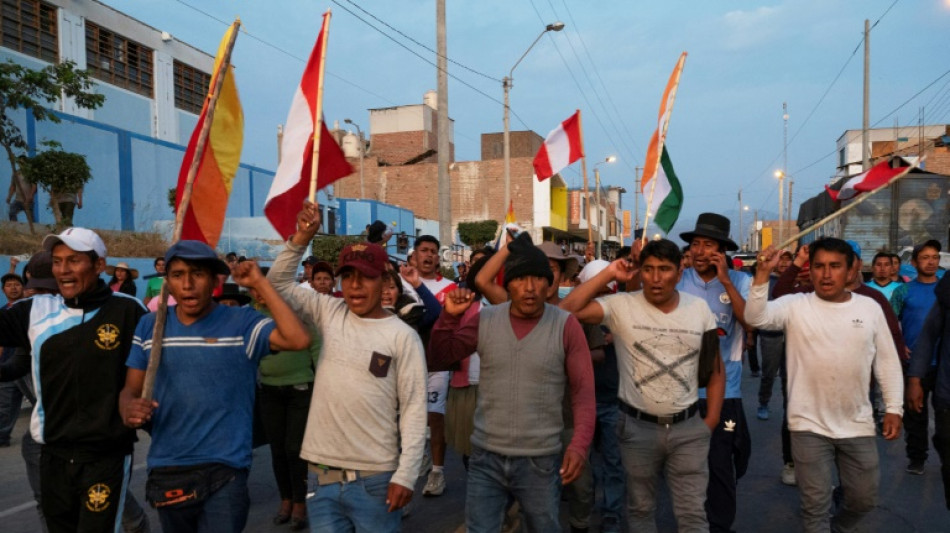 Pérou: "On est en chemin" pour Lima et "prêts à donner notre vie" 