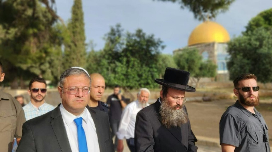 Un ministro israelí de extrema derecha visita la Explanada de las Mezquitas en Jerusalén