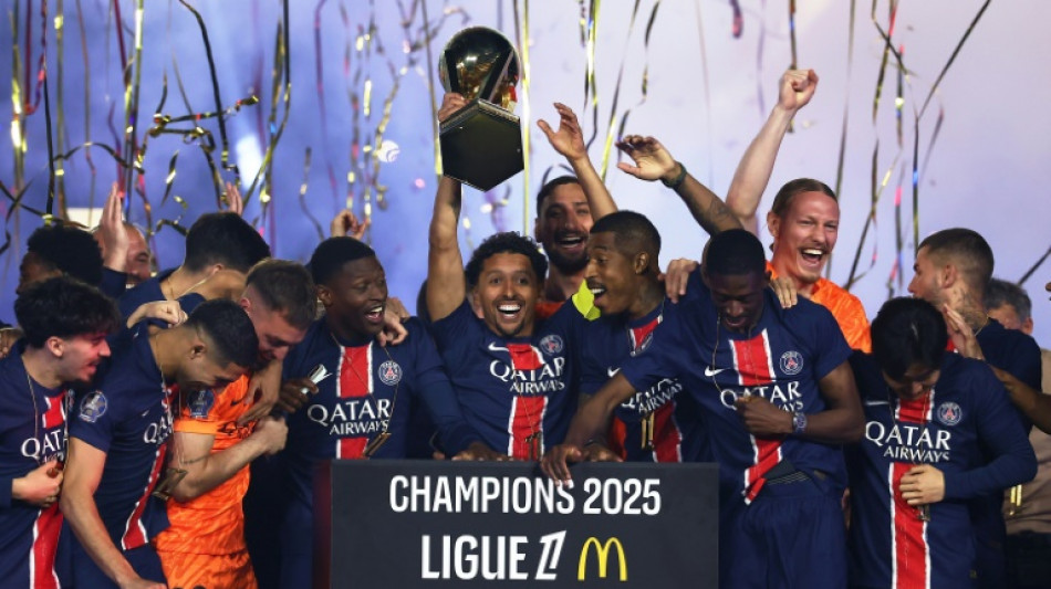 Ligue 1: le PSG au complet f&ecirc;te son titre par une victoire contre Auxerre