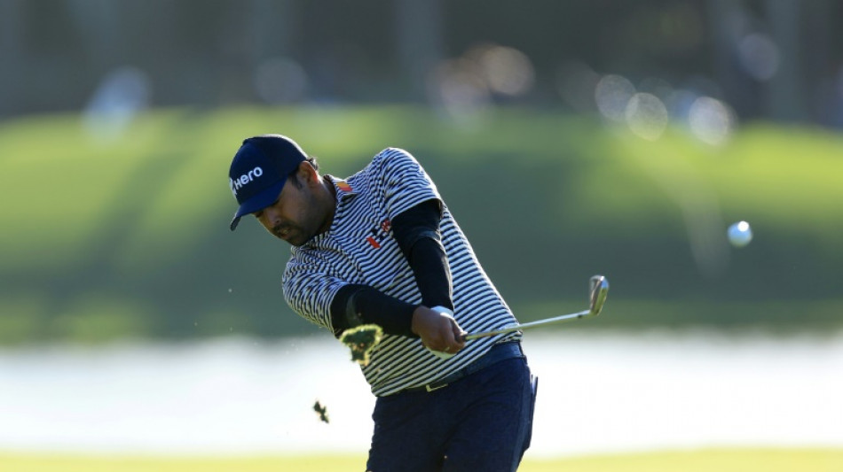 India's Lahiri grabs lead at Players ahead of Monday finish