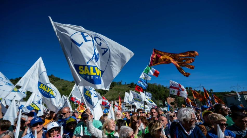 Italy's Salvini fires up base in northern fiefdom