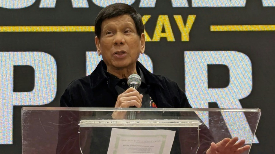 L'ex-pr&eacute;sident des Philippines Duterte arr&ecirc;t&eacute; pour crimes contre l'humanit&eacute;