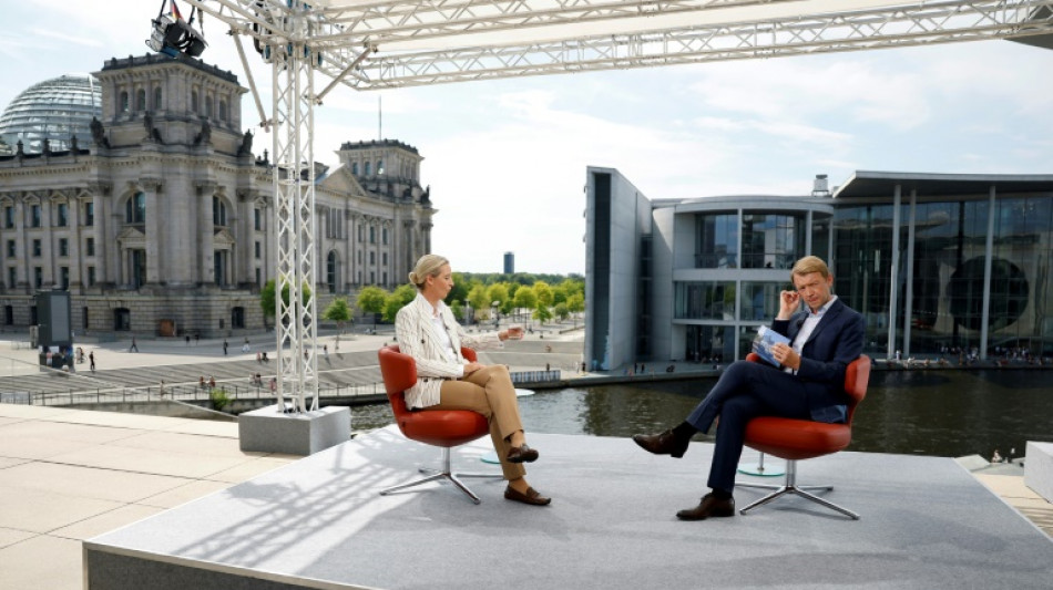 ARD-Interview mit AfD-Chefin Weidel durch lautstarken Protest gest&ouml;rt