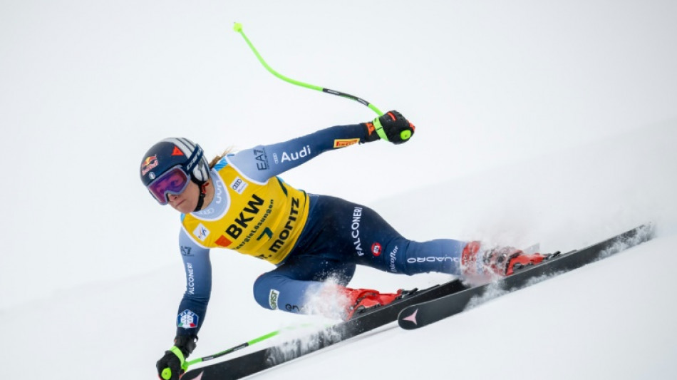 Ski alpin: Goggia dompte la m&eacute;t&eacute;o et le premier super-G de St-Moritz
