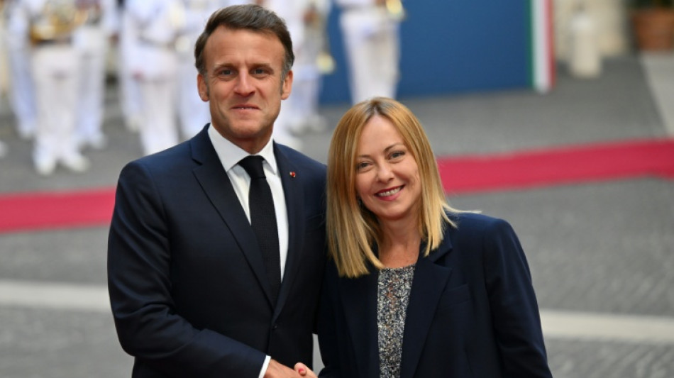Rivals Meloni and Macron seek to mend fences in Rome talks