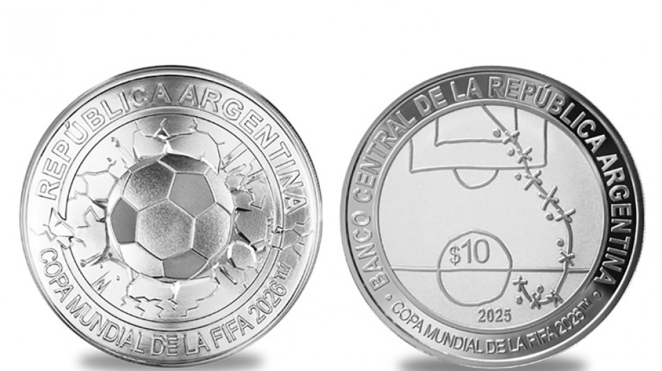 En Argentine, une monnaie de collection pour c&eacute;l&eacute;brer la Coupe du monde 2026 et Maradona 