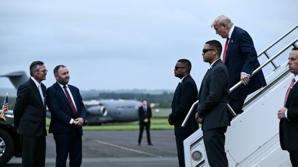 US-Pr&auml;sident Trump zu f&uuml;nft&auml;gigem Besuch in Schottland eingetroffen