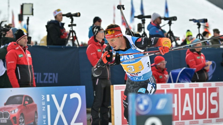 Biathlon: M&auml;nner-Staffel wieder auf Podest