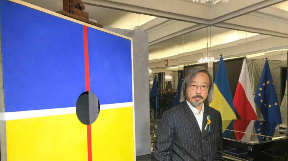 Chinese artist unveils painting for Ukraine, 'which has already won'