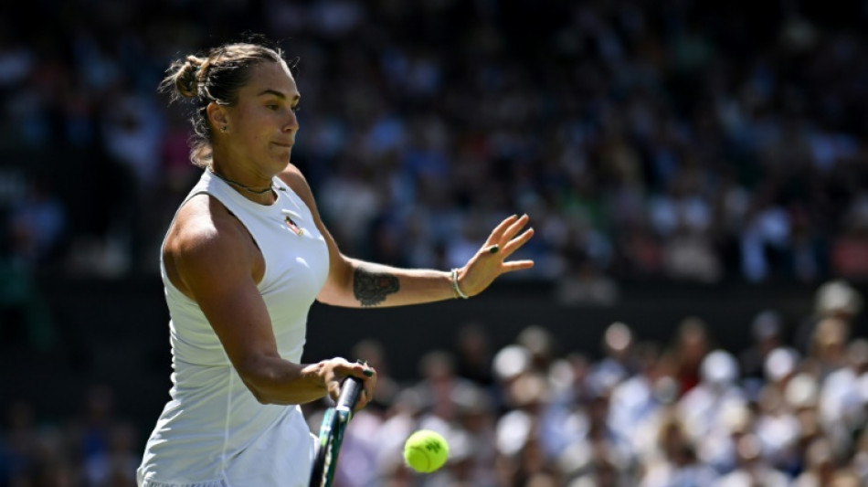 Wimbledon: Sabalenka &eacute;chappe de peu &agrave; une &eacute;limination choc