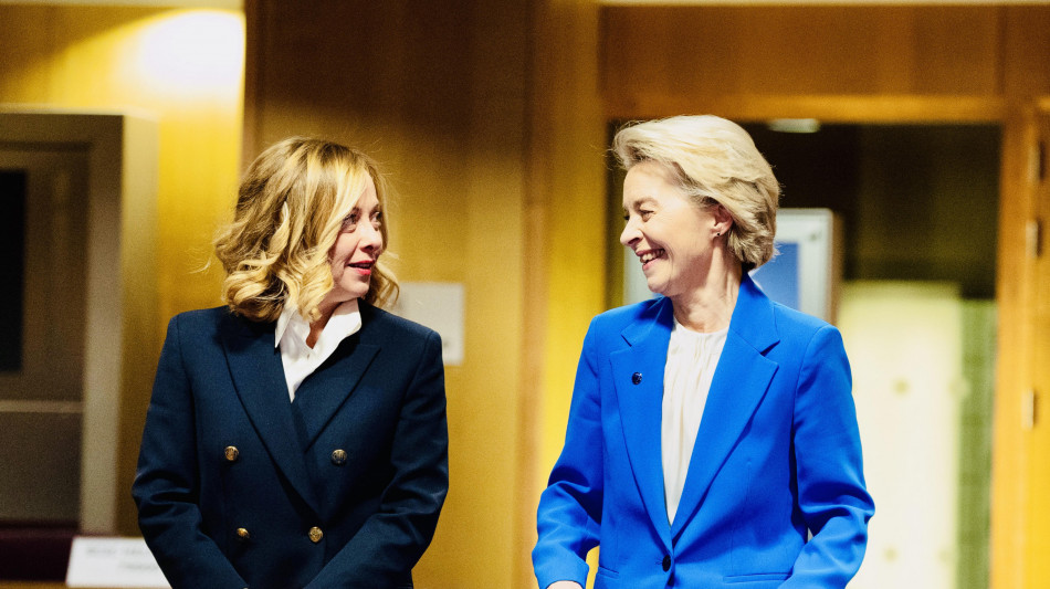 Ue, von der Leyen in contatto con Meloni su viaggio Usa