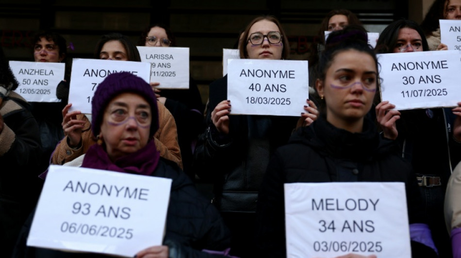 Thousands march in France to demand action on violence against women