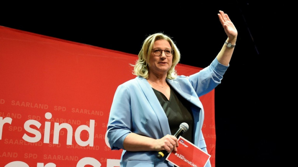 Rehlinger k&uuml;ndigt nach Sieg bei Landtagswahl im Saarland SPD-Alleinregierung an
