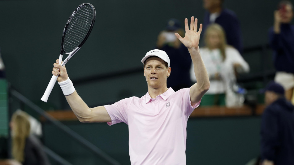 Indian Wells, Sinner soddisfatto "mi sto allenando bene"