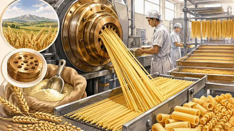 Dentro il pastificio Garofalo